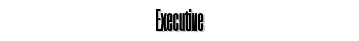 Executive font