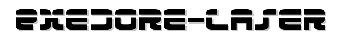 Exedore Laser font