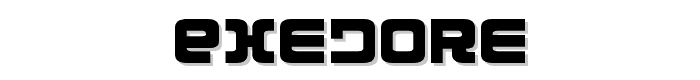 Exedore font