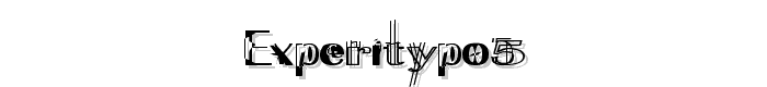 Experitypo5 font