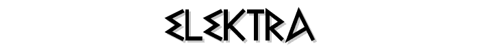 elektra font