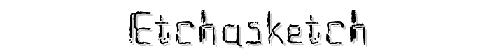 etchAsketch font