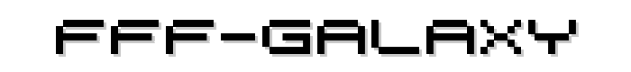 FFF Galaxy font