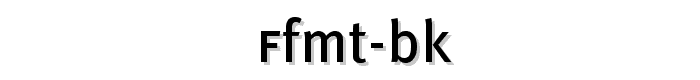FFMt-Bk font