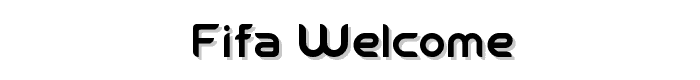 FIFA Welcome font