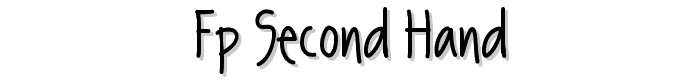 FP%20second%20hand font