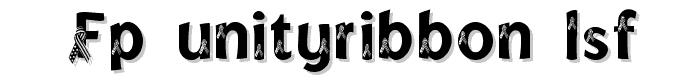 FP UnityRibbon LSF font