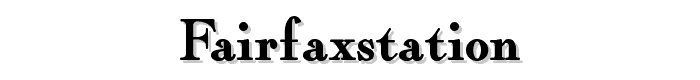 FairfaxStation font