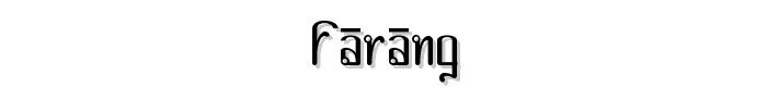 Farang font