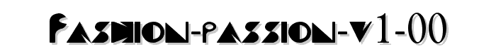 Preview of Fashion%20Passion%20v1%2000 font
