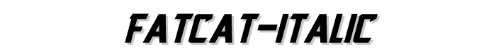 Fatcat%20Italic font