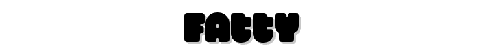 Fatty font