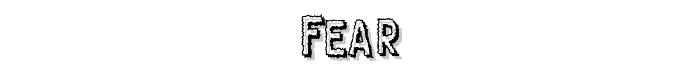 Fear font