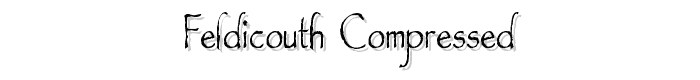 Feldicouth%20Compressed font