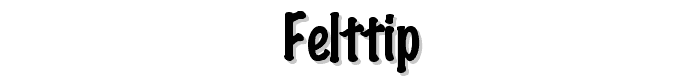 FeltTip font