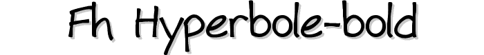 Fh_Hyperbole-Bold font