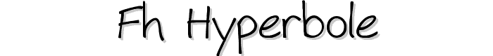 Fh_Hyperbole font