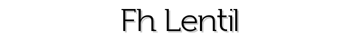 Fh_Lentil font