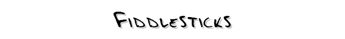 Fiddlesticks font