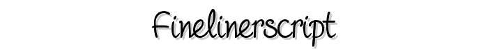 FinelinerScript font