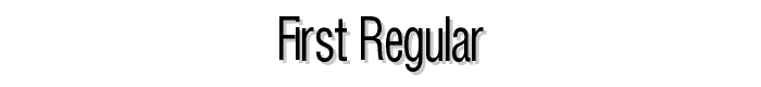 First%20Regular font