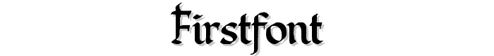 FirstFont font