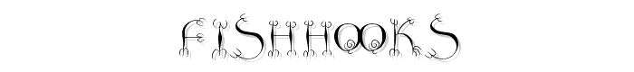 FishHooks font