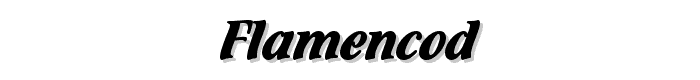 FlamencoD font