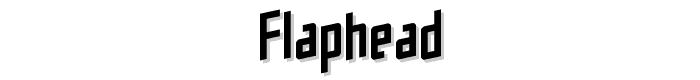 Flaphead font