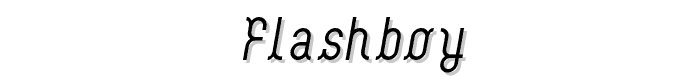 FlashBoy font