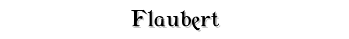 Flaubert font