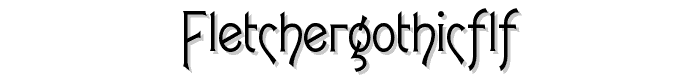 FletcherGothicFLF font