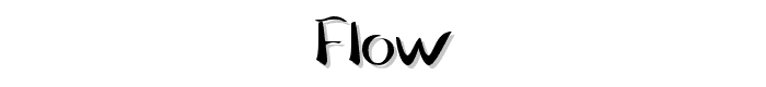 Flow font