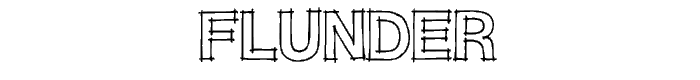 Flunder font