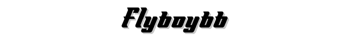 FlyboyBB font