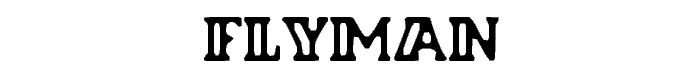 Flyman font