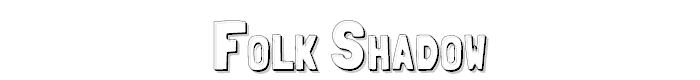 Folk%20shadow font