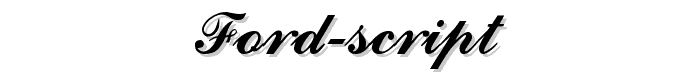 Ford%20script font