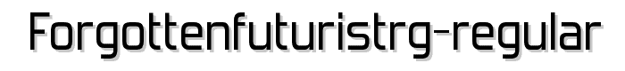 ForgottenFuturistRg%20Regular font