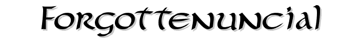 ForgottenUncial font