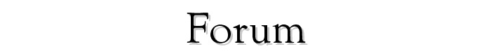 Forum font