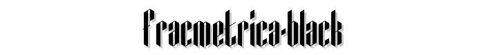 Fracmetrica%20Black font