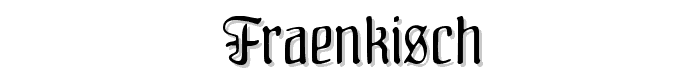 Fraenkisch font