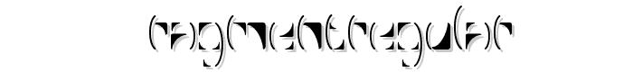 FragmentRegular font