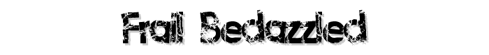 Frail_Bedazzled font