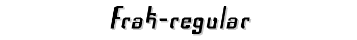 Frak Regular font