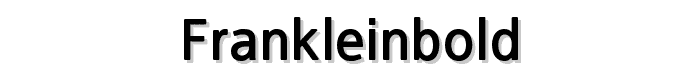 FranKleinBold font