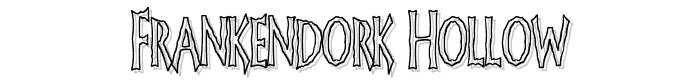 FrankenDork%20Hollow font