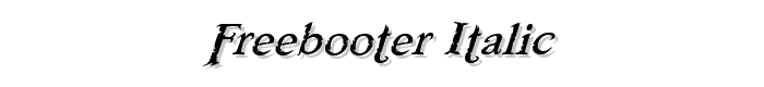 Freebooter%20Italic font