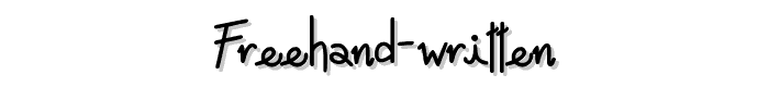 Freehand%20Written font